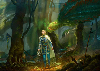 D&D Handbook Green Dragon