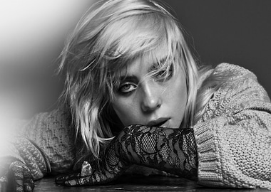 Billie Eilish in Black and White