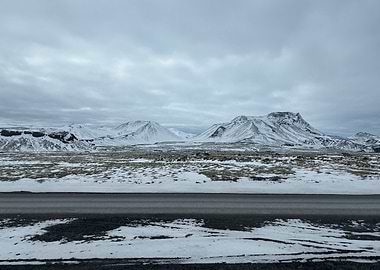 Snowy Mountains Landscape