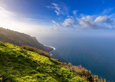 Coastal Cliffside View, Madeira