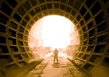 Post-Apocalyptic Tunnel Vision in metro exodus