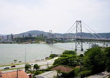 Hercílio Luz Bridge, Florianópolis, Brazil