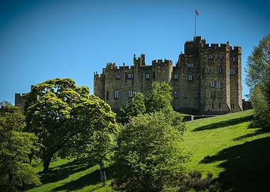 Alnwick Castle on a Sunny Day