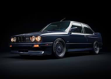 BMW E30 M3 Dark Blue