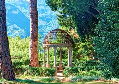 Ravello Garden Gazebo with Mountain View