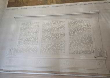 Lincoln Memorial Inscription