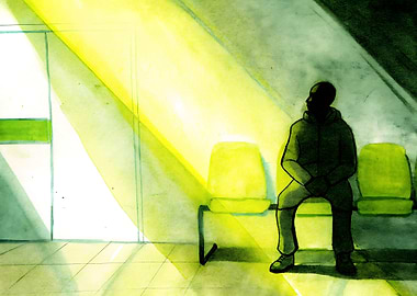 Waiting Room Watercolor