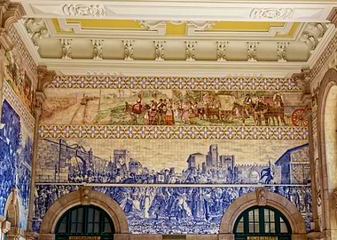 São Bento Train Station Tile Panels