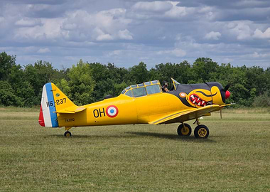 North American AT-6G Texan with Teeth Design