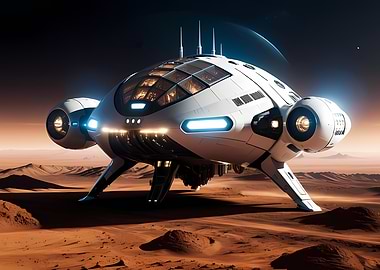 Starbound Cruiser | AI-Powered Spacecraft Design