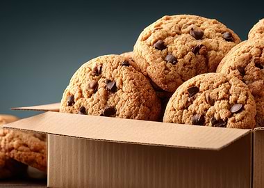 Chocolate Chip Cookies in a Box