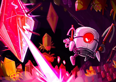 Robot Adventure in Crystal Cave