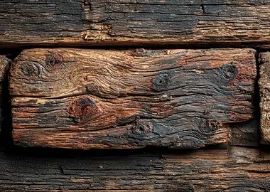 Rustic weathered wood texture close-up