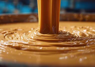 Pouring Caramel