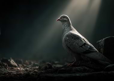 Pigeon in the Spotlight