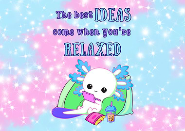 💡 The best ideas come when you’re relaxed. 🌿✨