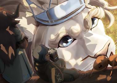 Fantasy Companions: Lion, Minotaur, and Child