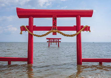 Floating Torii Gates in Japan
