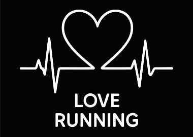 Love Running Heartbeat