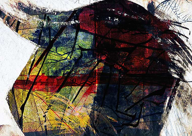 Youth Abstract Brushstroke Painting