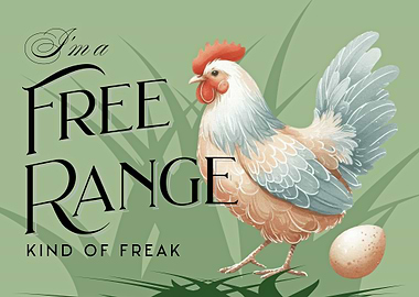 Free Range Chicken Art