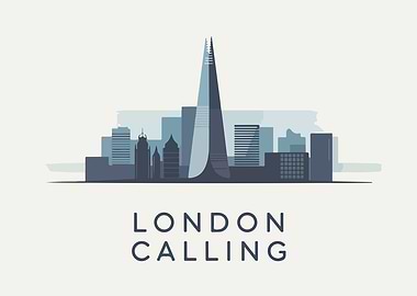 London Calling Skyline Illustration