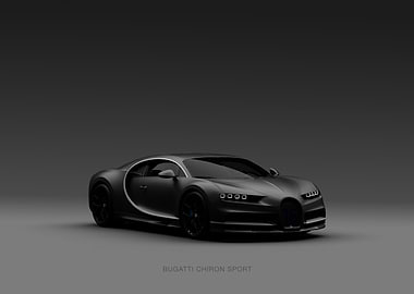 Bugatti Chiron Sport in Dark Gray