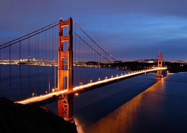 Golden Gate Bridge at Night