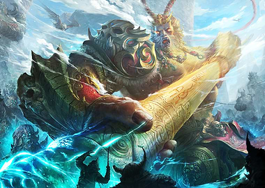 Monkey King with Ruyi Jingu Bang