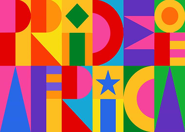 Geometric Africa Colorful Design