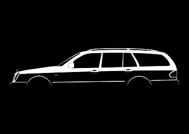 E-Class Estate (S210) Silhouette