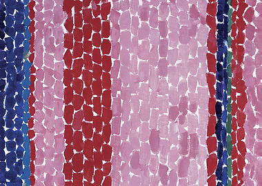 Abstract Vertical Stripes Painting