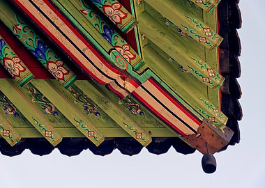 Korean Temple Roof Detail