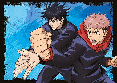 JJK Yuji and Megumi Duo in Action