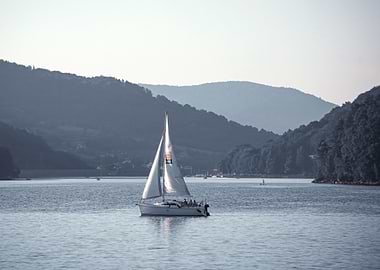 Sailboat on a Lake