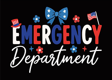 Emergency Department Patriotic Design