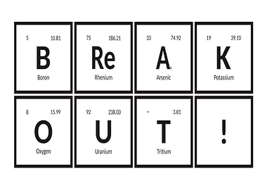 Break Out Periodic Table Elements