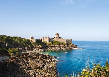 Coastal Fortress on Rocky Outcrop