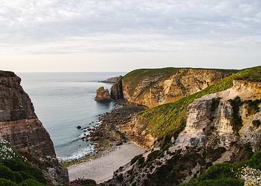 Coastal Cliffs and Ocean View