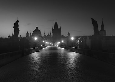 Charles Bridge Prague at Night