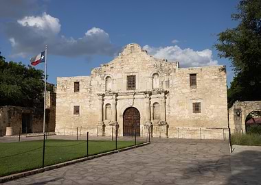Original Photo of The Alamo – San Antonio, Texas Landmark
