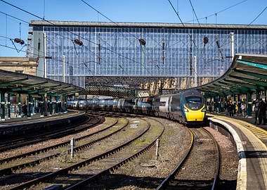 Pendolino High Speed Train in Carlisle