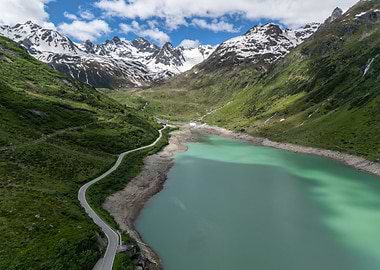 Mountain Lake Landscape