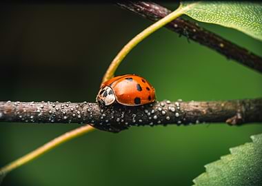 Ladybug on a Branch
