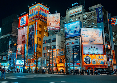 Akihabara, Tokyo at Night