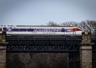 'You Belong' LNER Azuma Train in Aberdeen