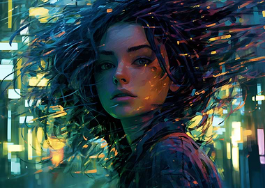 Abstract Portrait of a Woman