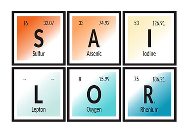 Periodic Table Elements: SAILOR