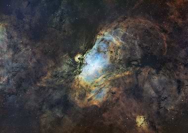 M16 Eagle Nebula in deep space