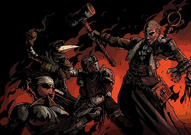 Darkest Dungeon Characters Illustration